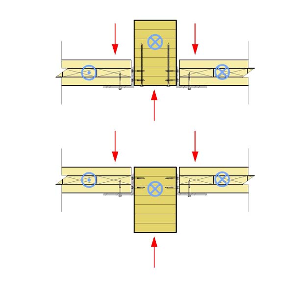 02.A - Panel Bears on Bracket at Beam