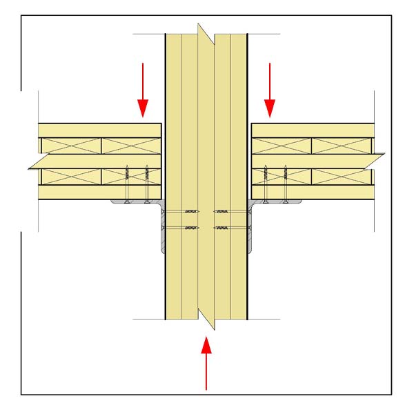 02.B - Floor Panel Bears on Column at Bracket