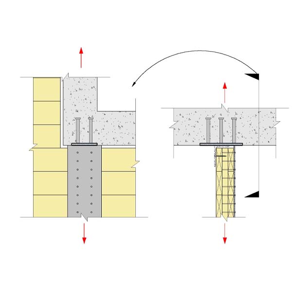 02.D - Panel Bears on Braket at Wall with Collector Plate