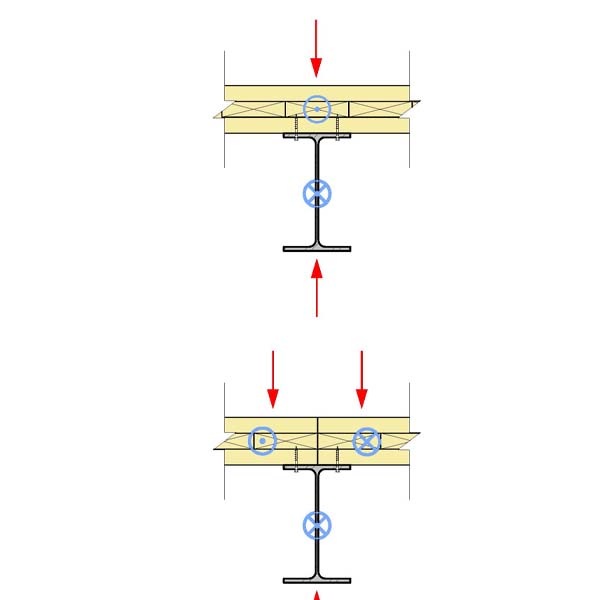 02.F - Panel Bears on Steel Beam