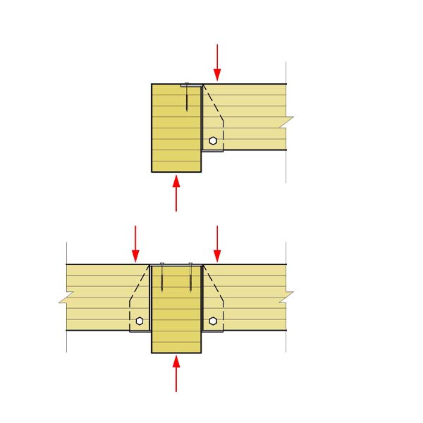 03.A - Beam Bears on Steel Bearing Seat with Knife Plate