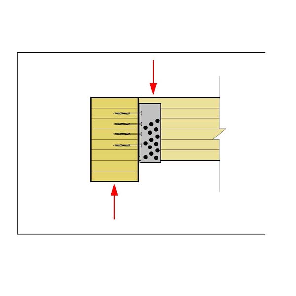 03.A - Beam Connected to Girder with Proprietary Hanger