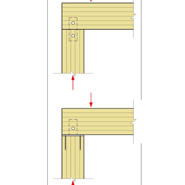 03.B - Beam Bears on Column with Knife Plate