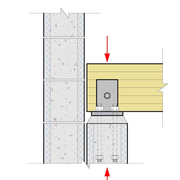 03.D - Beam Bears on Pilaster