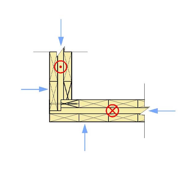 05 - Panels Connect with Half Lap Joint - Perpendicular Intersection