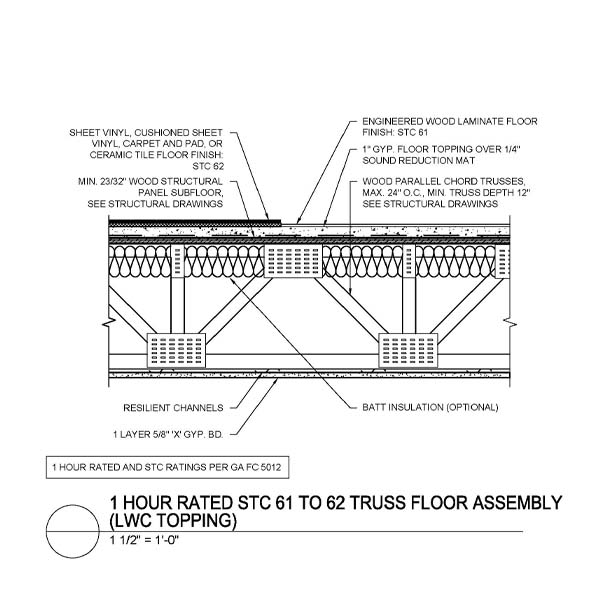 AF17-1HourSTC61to62FloorTruss