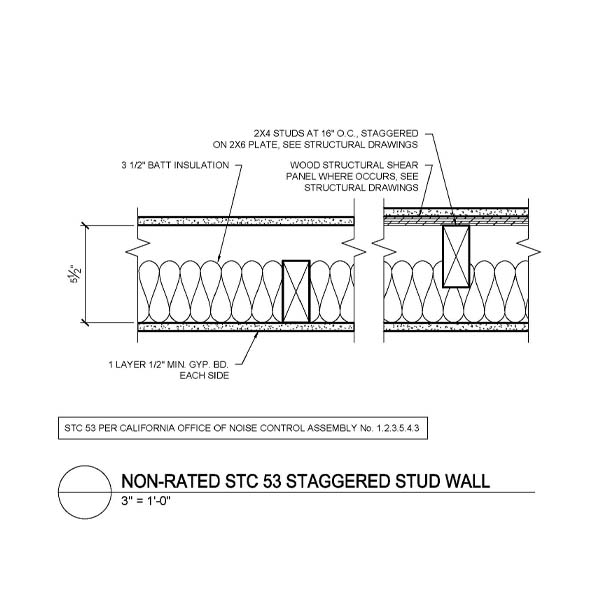 AW05-NonRatedSTC53StaggeredStudWall