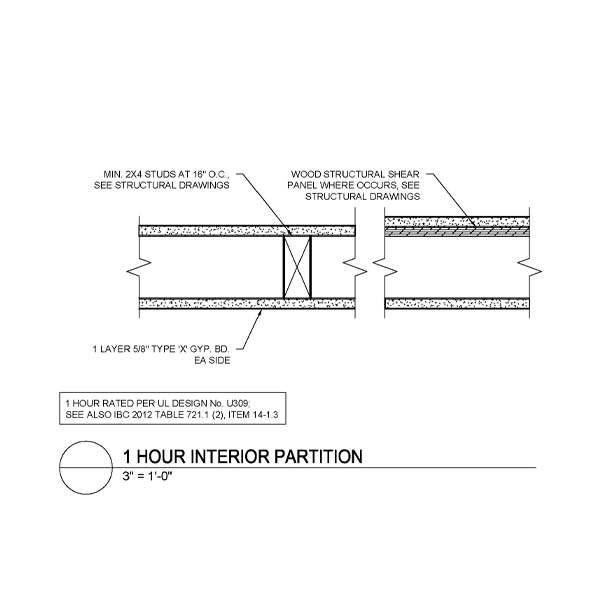 AW07-1HourInteriorPartition