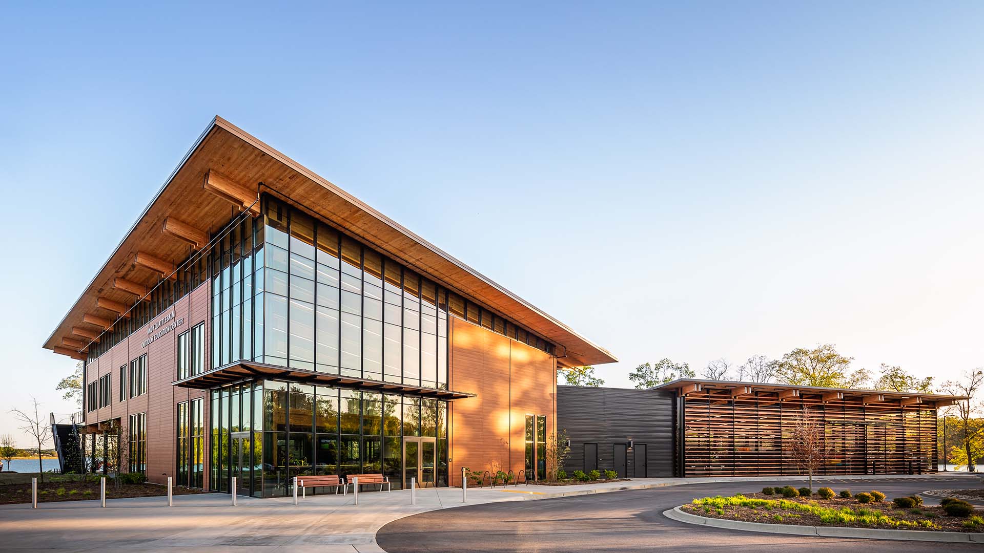 Andy Quattlebaum Outdoor Education Center at Clemson University, Cooper Carry, photo Jonathan Hillyer