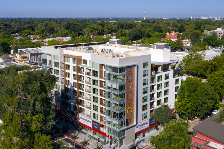 Aerial View of a Building Titled 1430 Q