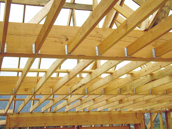 Building Beams Constructed Against Sky