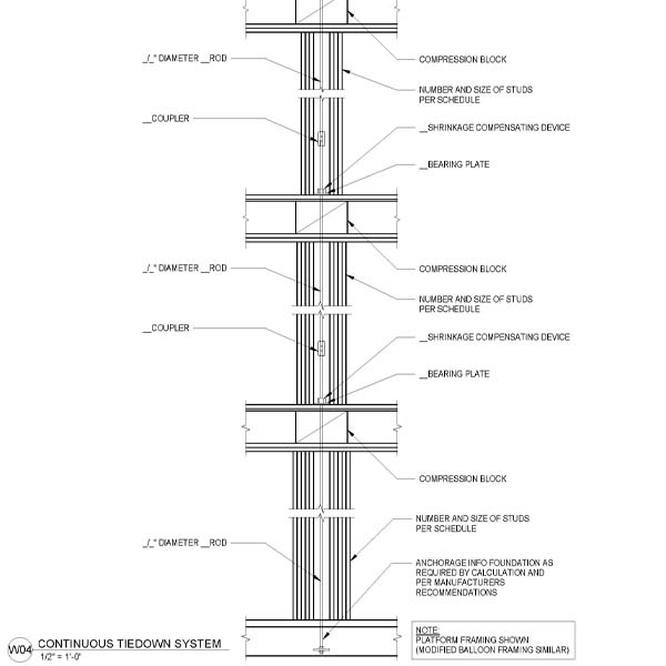 W04 - CONTINUOUS TIEDOWN SYSTEM