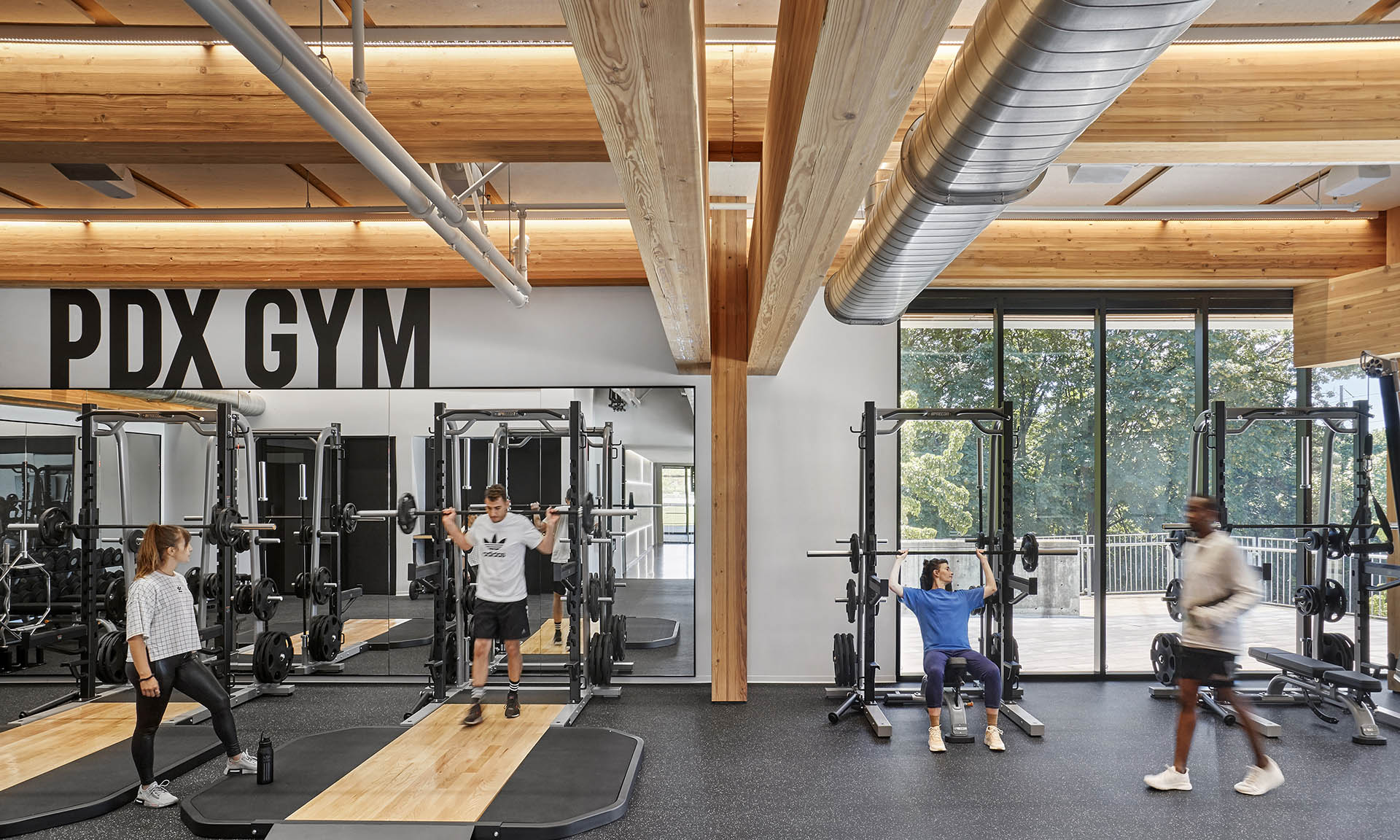 Adidas North American Headquarters gym