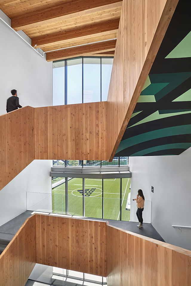 Adidas North American Headquarters stairwell