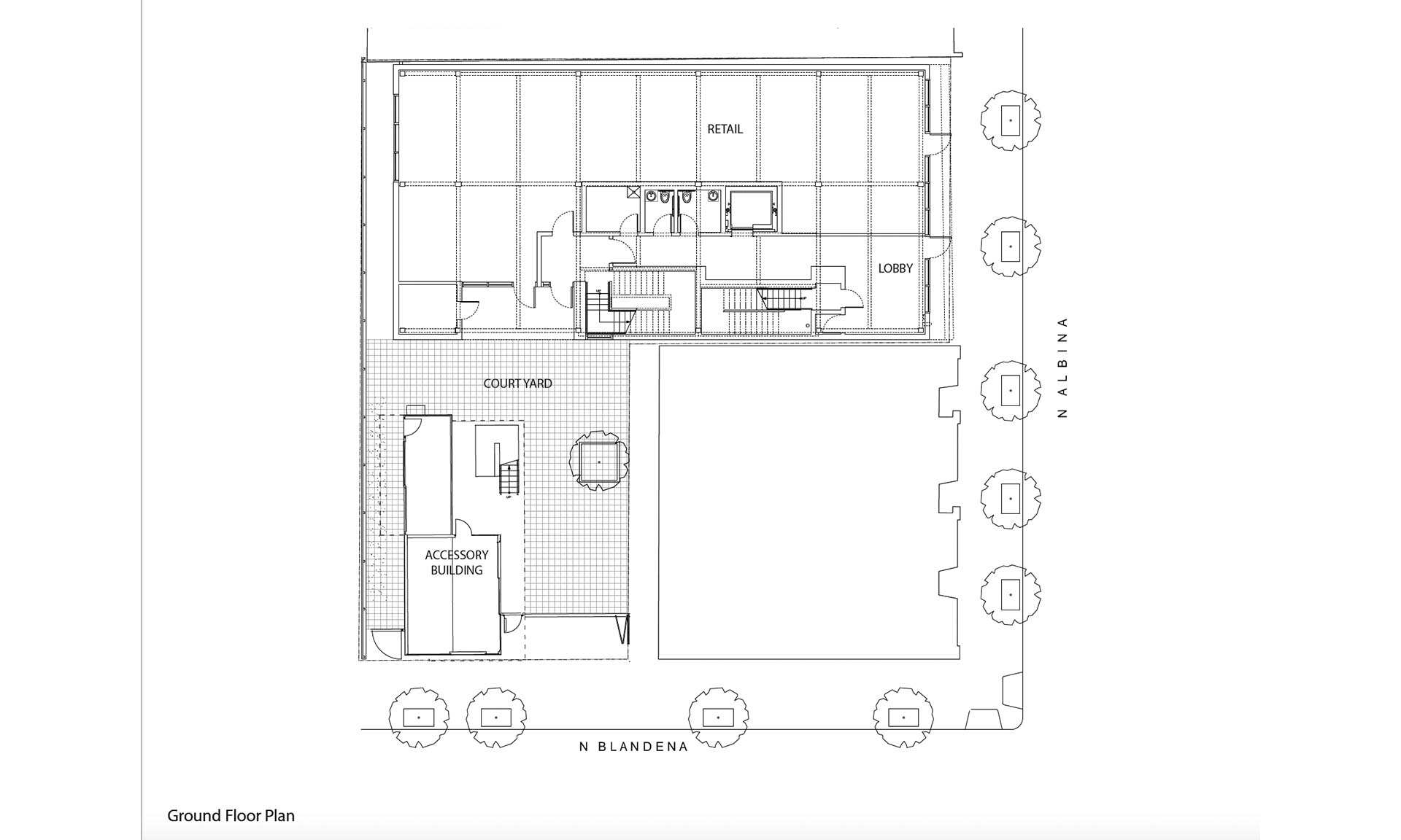 Albina Yard ground floor plan