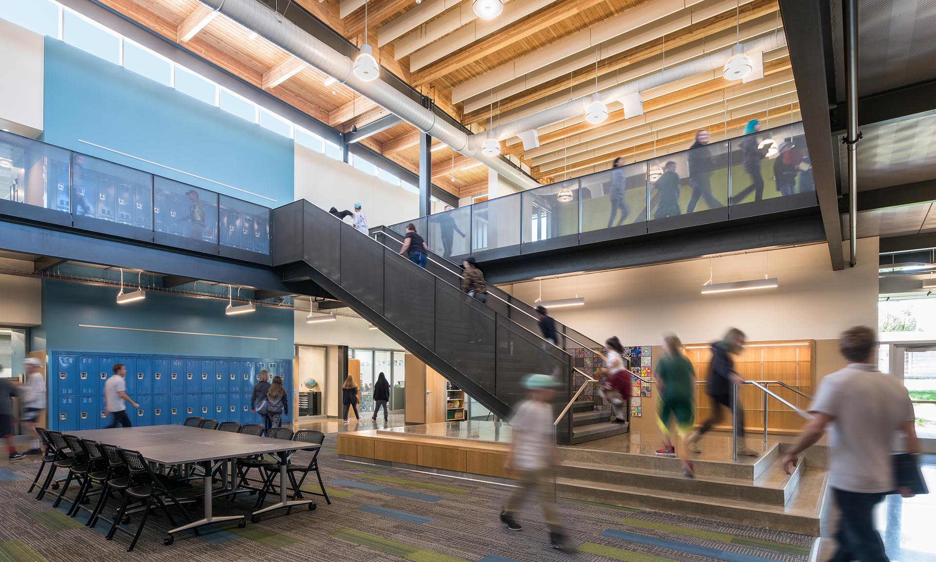 Arts and Technology Academy staircase