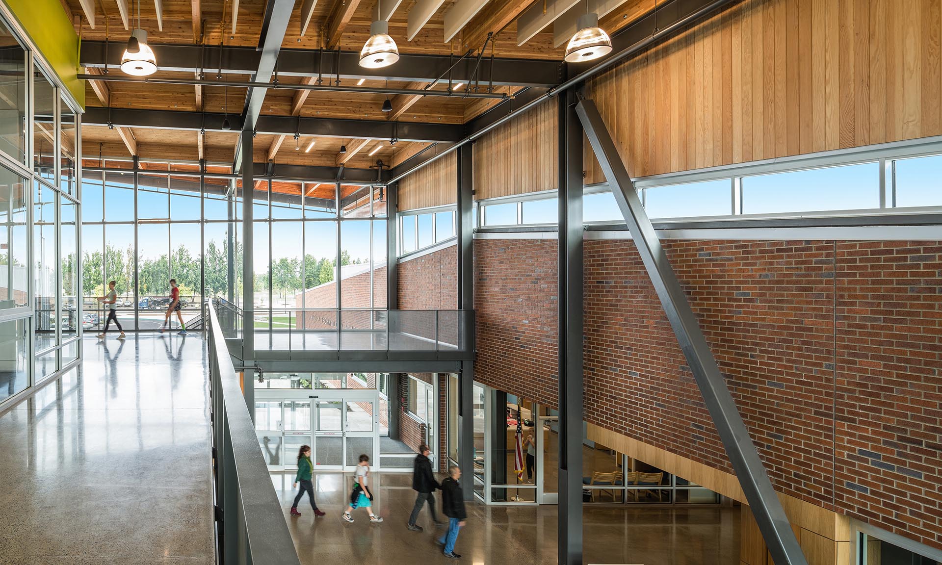 Arts and Technology Academy interior multiple floors