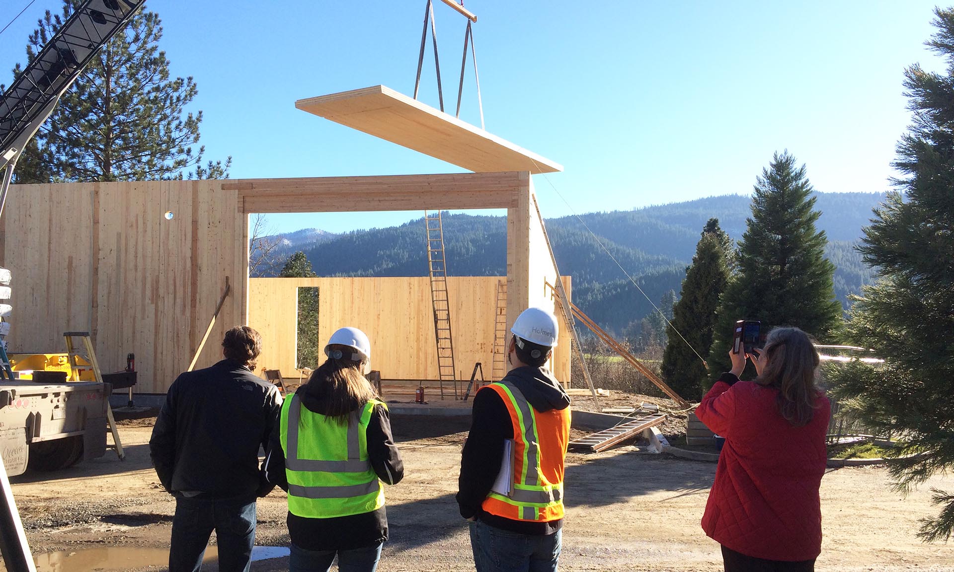 Biomass Boiler Building under construction