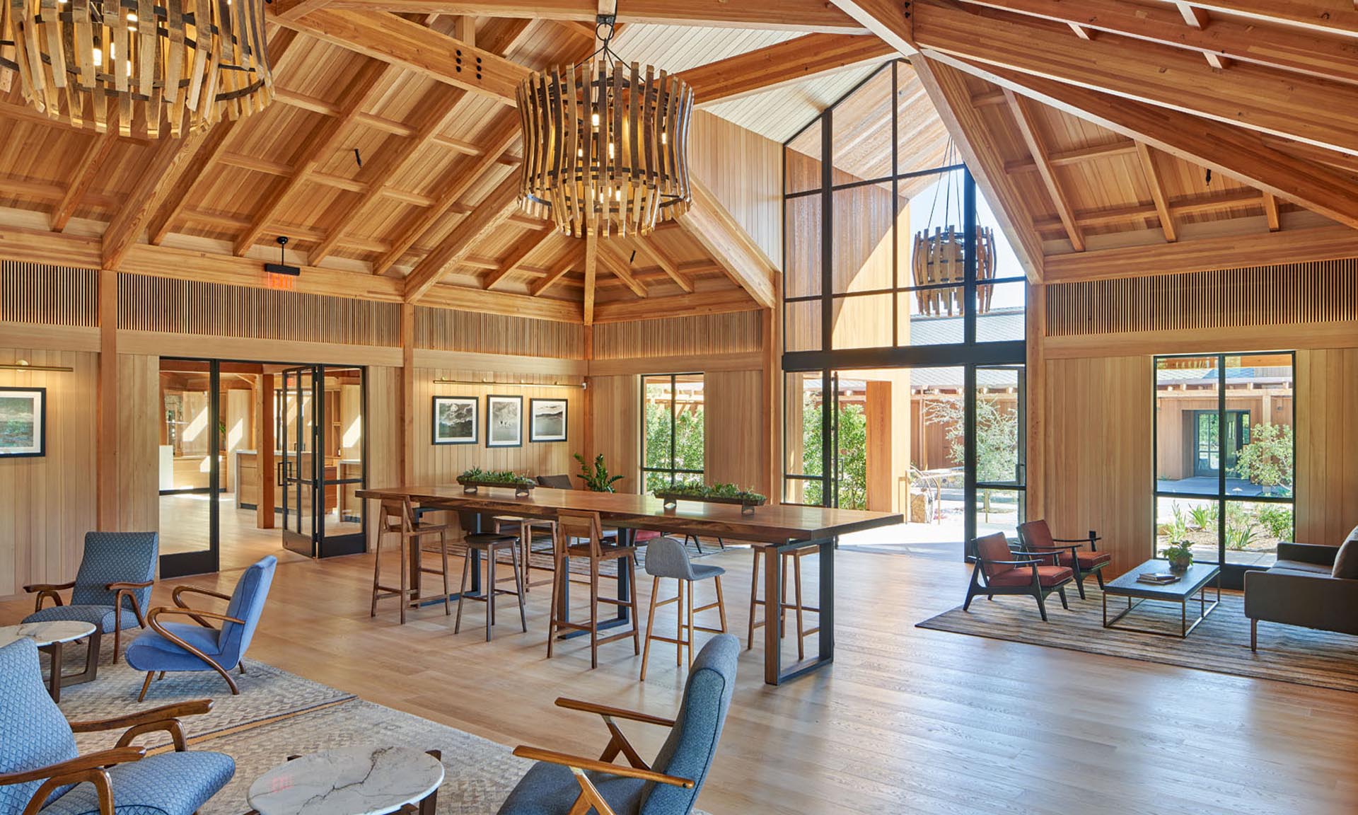 Cakebread Cellars sitting area