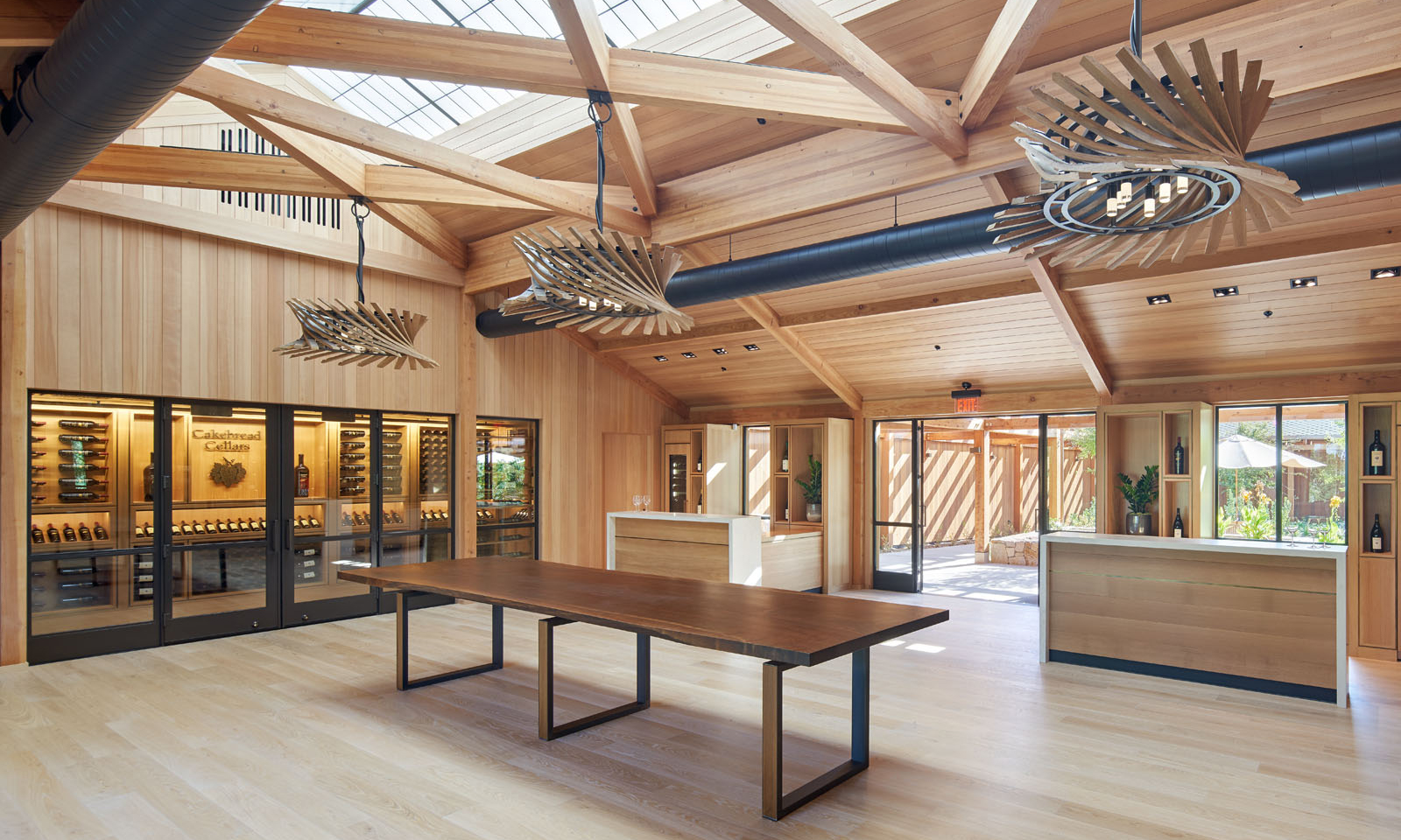 Cakebread Cellars interior with table