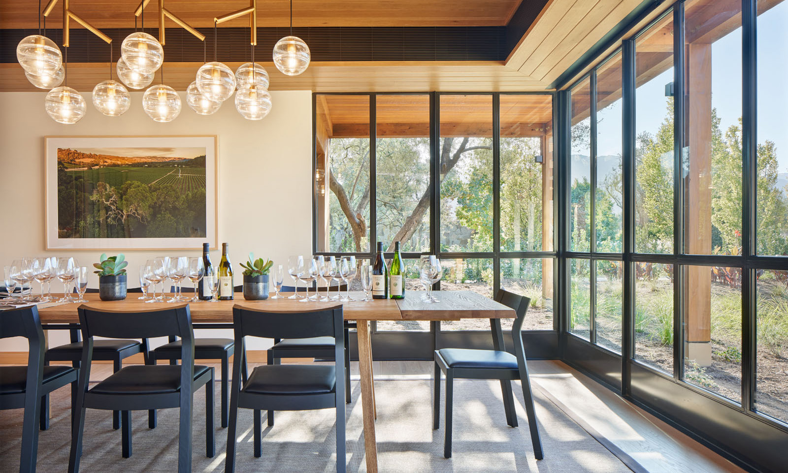 Cakebread Cellars dining area