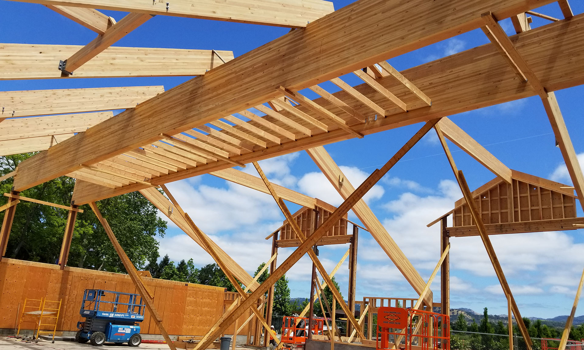 Cakebread Cellars under construction