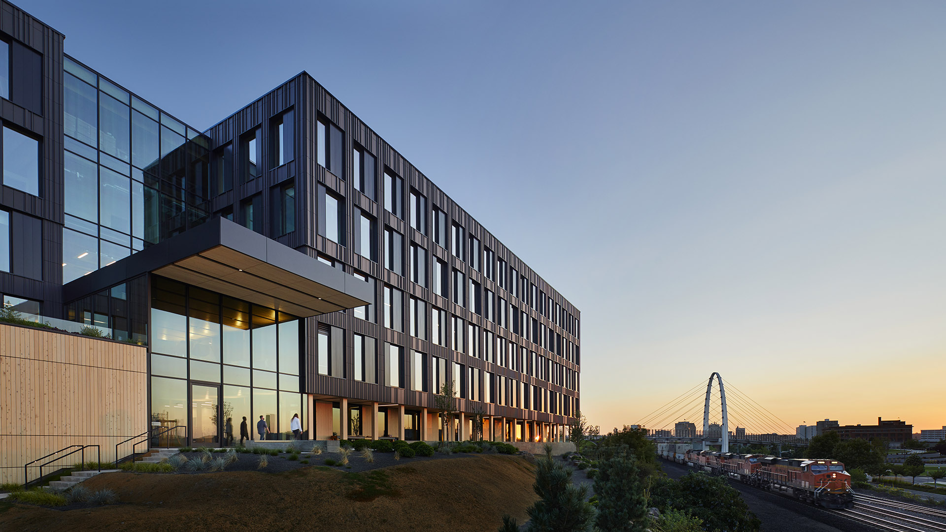 The Catalyst builidng in Spokane’s University District. Spokane, Washington