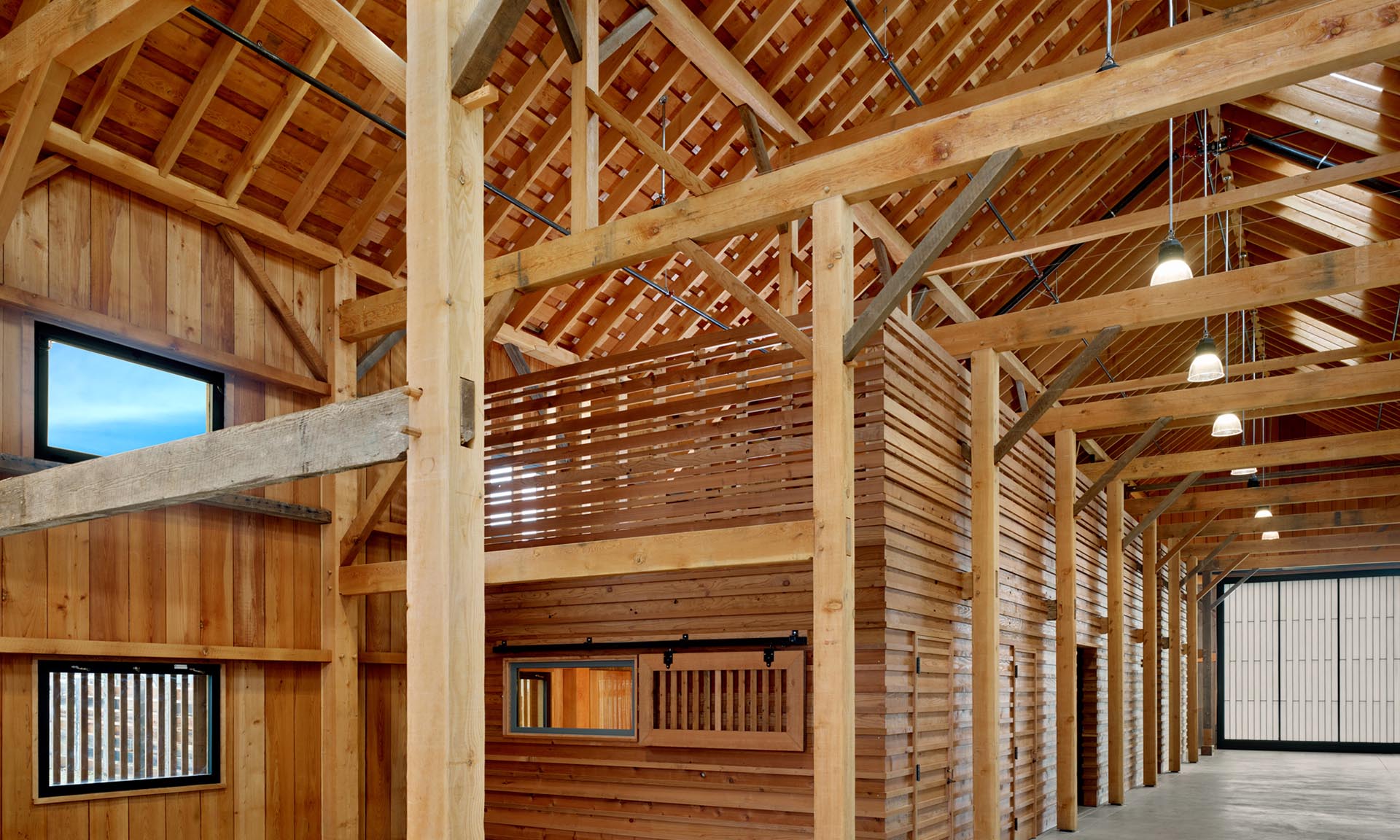 Cowell Ranch Hay Barn interior