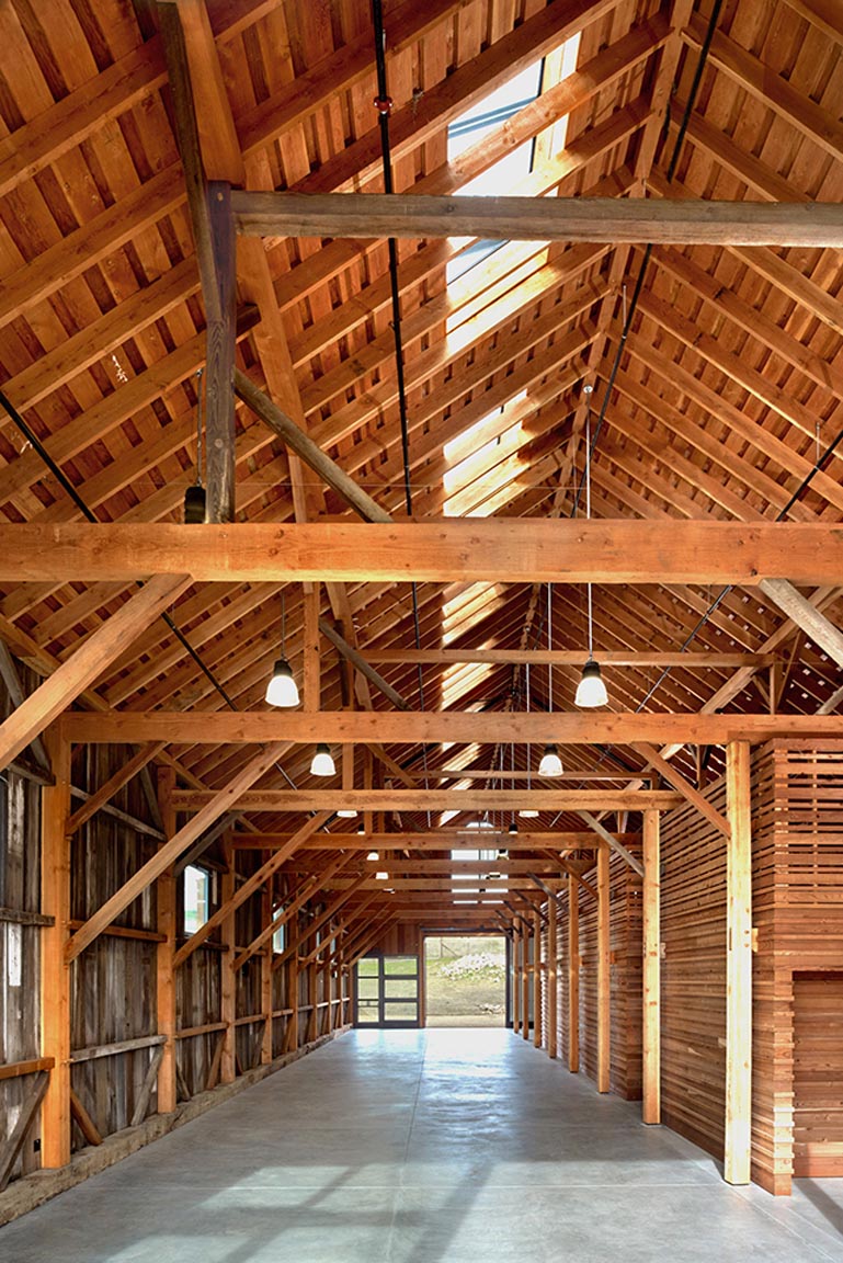 Cowell Ranch Hay Barn interior