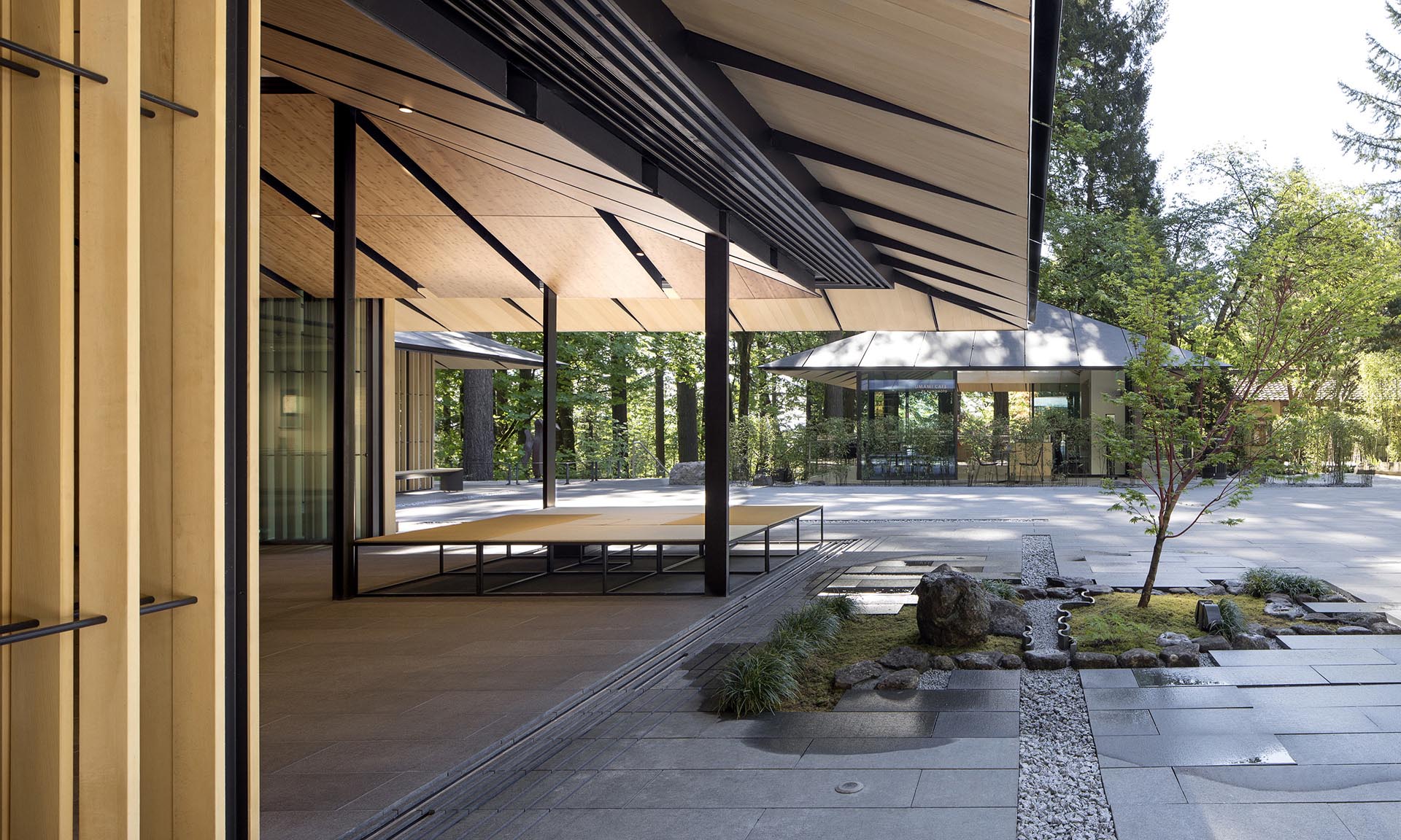 Cultural Crossing at Portland Japanese Garden patio