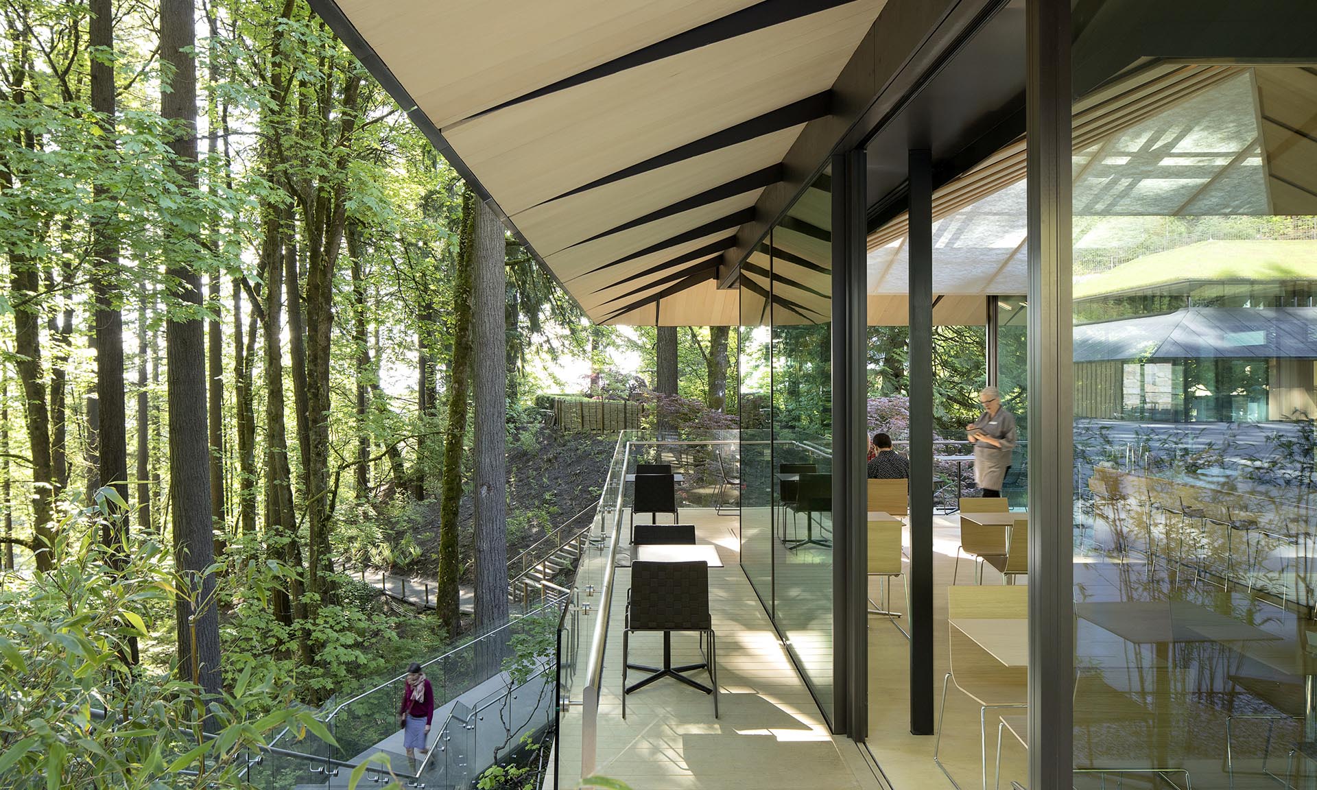 Cultural Crossing at Portland Japanese Garden outdoor deck