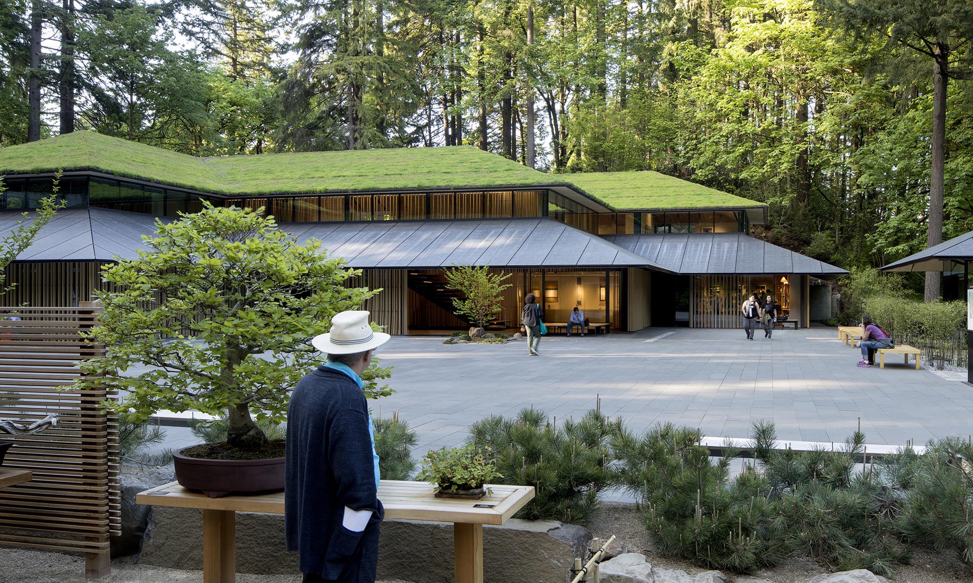 Cultural Crossing at Portland Japanese Garden exterior view