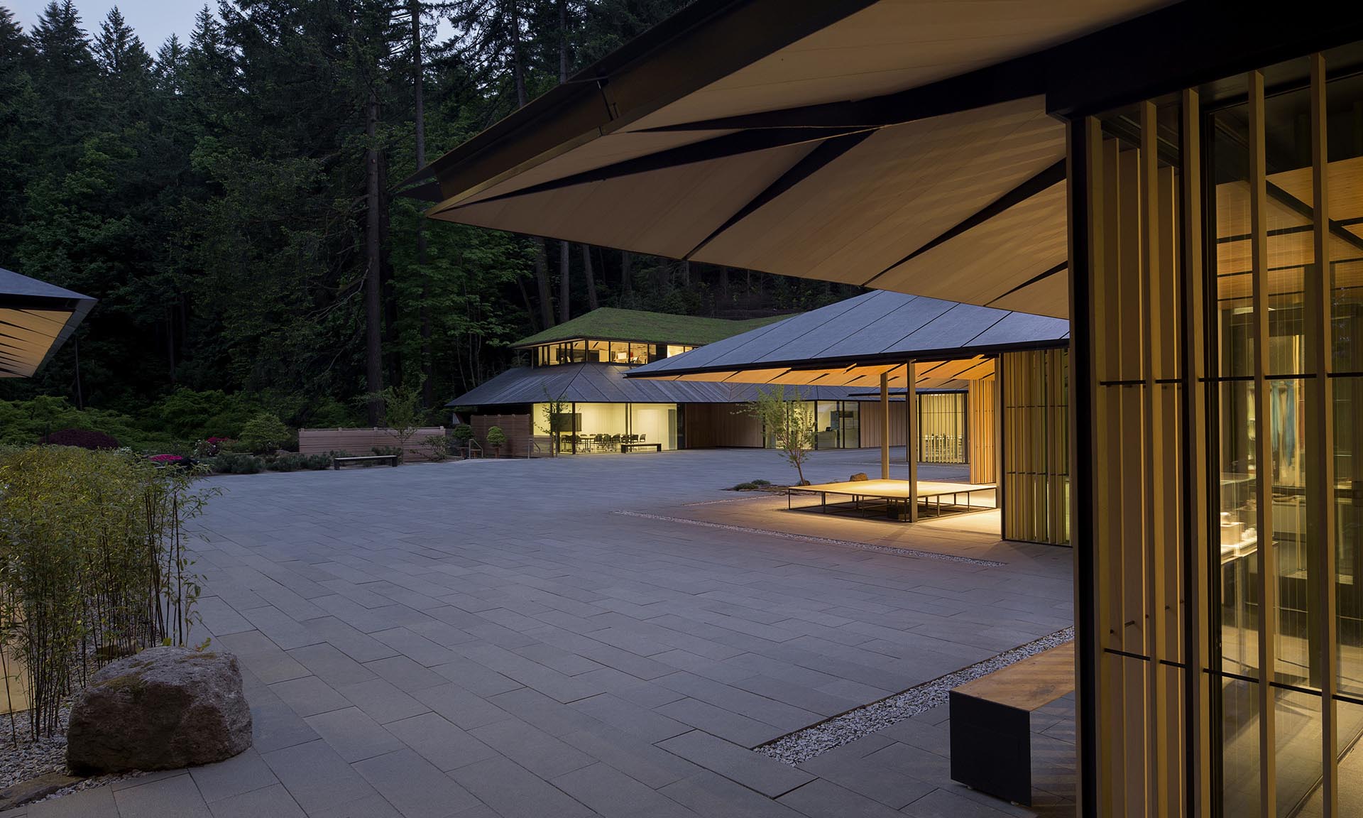 Cultural Crossing at Portland Japanese Garden outdoor patio