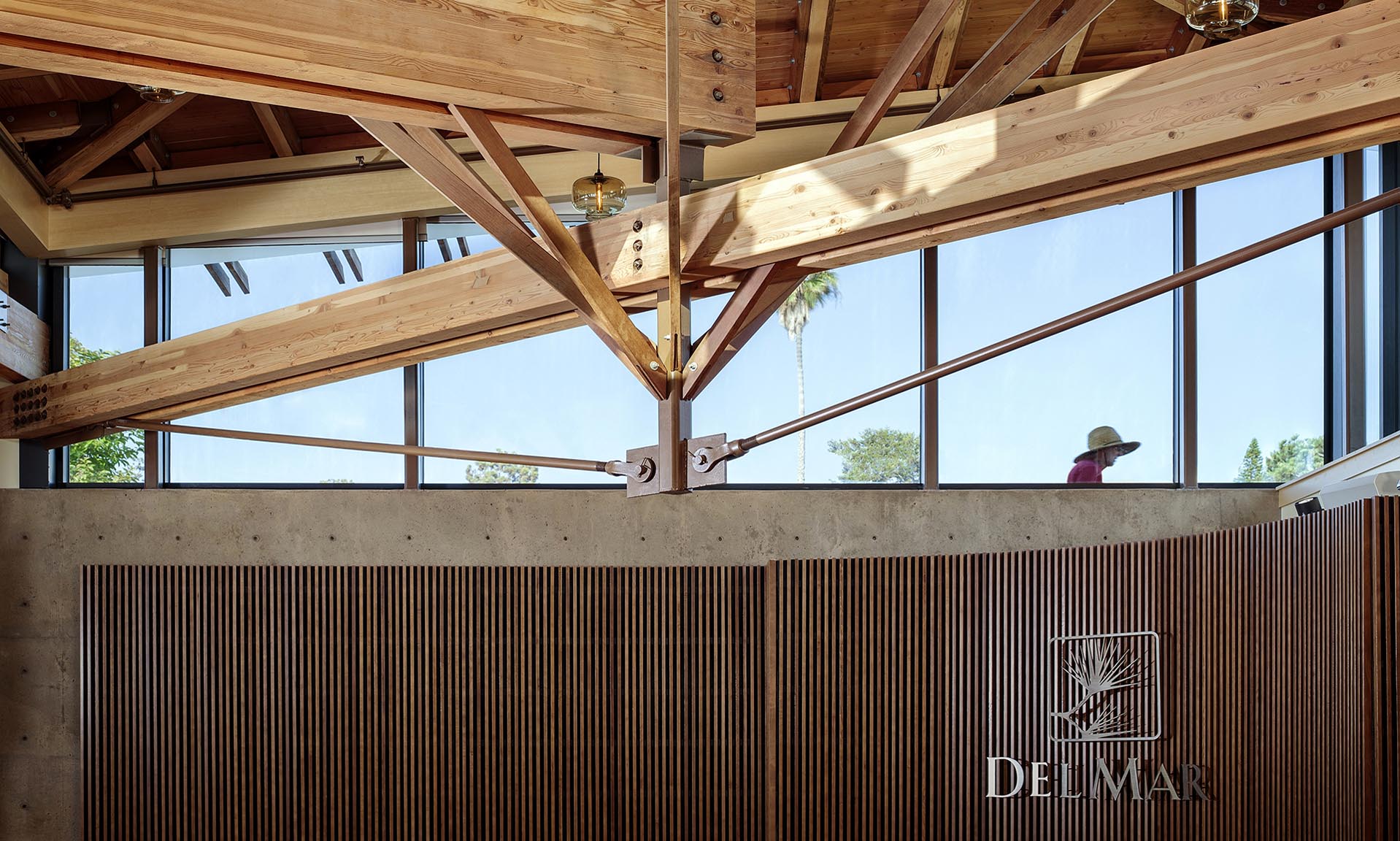 Del Mar Civic Center lobby