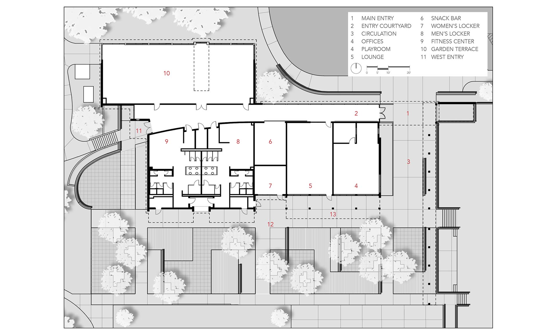 Duke Faculty Club rendering