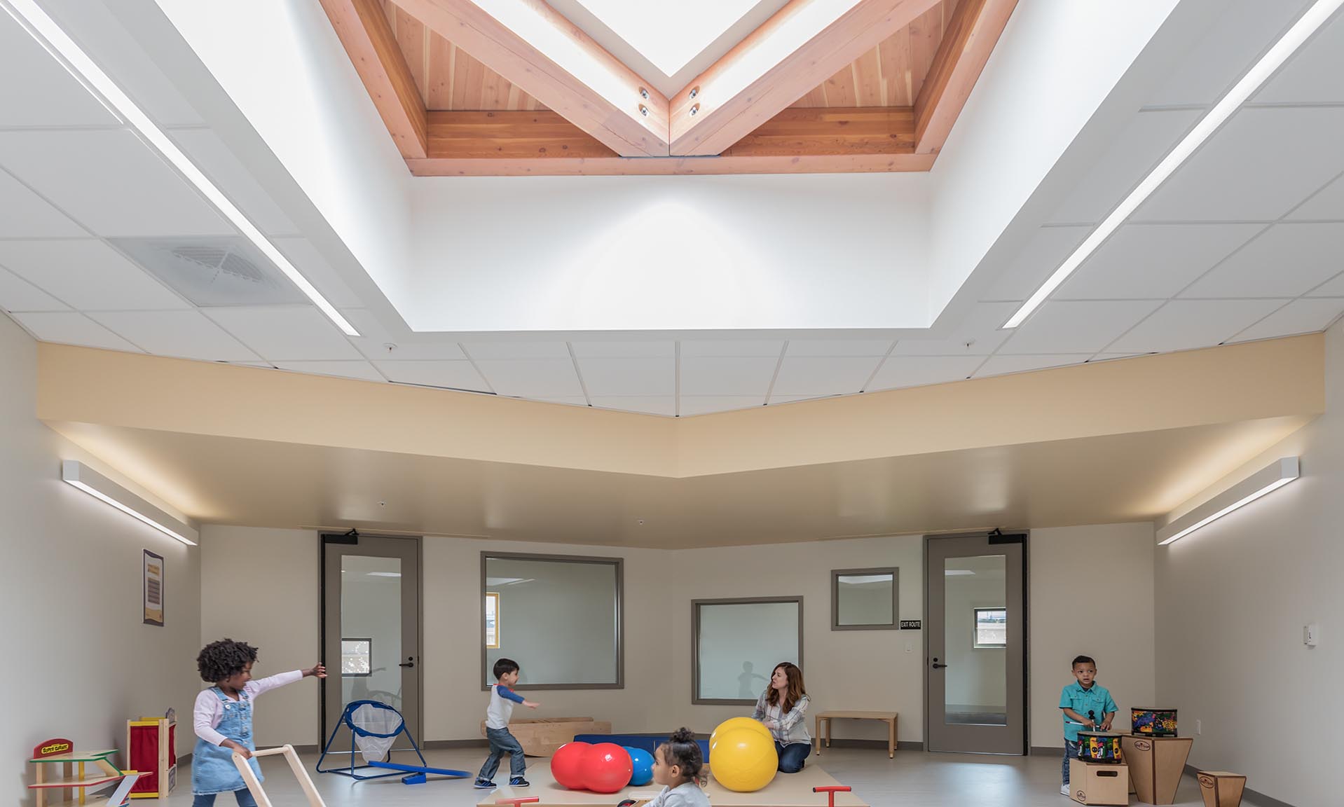 Genentech Child Care Center playroom