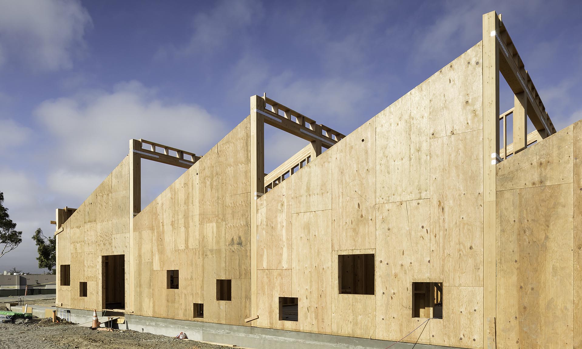 Genentech Child Care Center under construction exterior