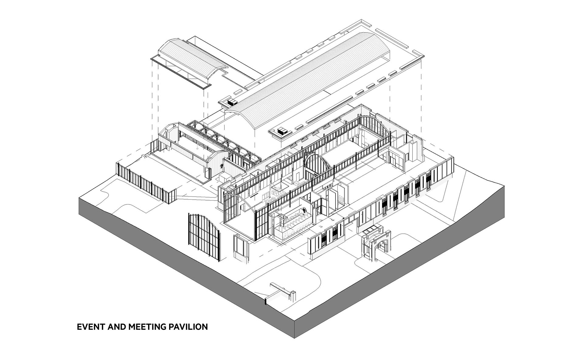 Karsh Alumni and Visitors Center, Duke University rendering