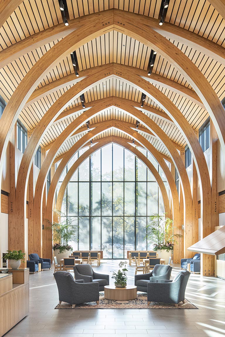 Karsh Alumni and Visitors Center, Duke University interior