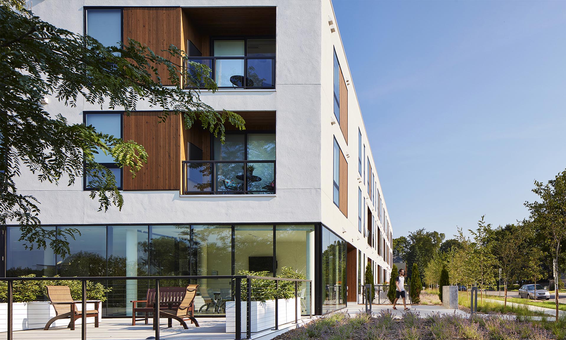 Lofts at Mayo Park exterior corner