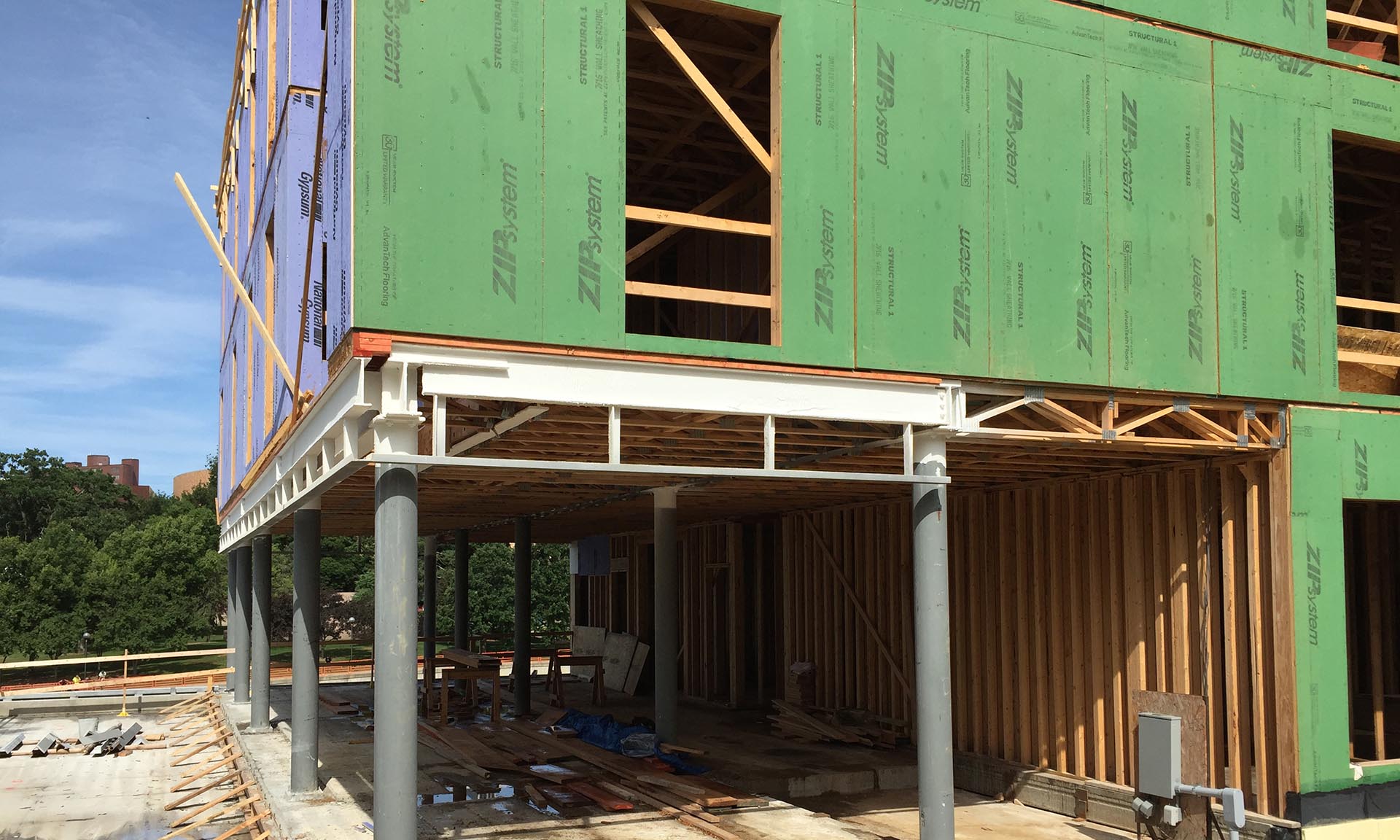 Lofts at Mayo Park under construction