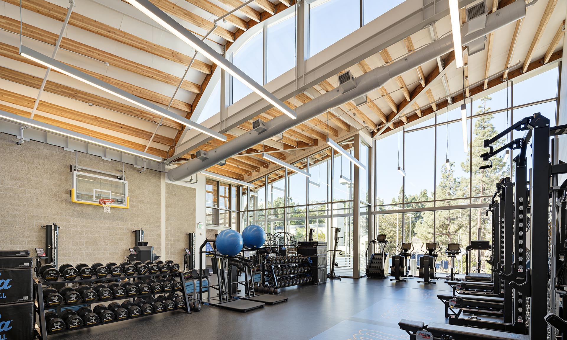 Mo Ostin Basketball Center at UCLA workout room