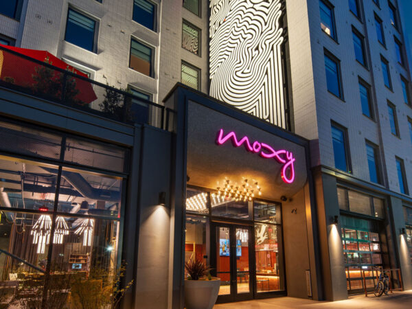 Moxy Oakland Downtown front entrance