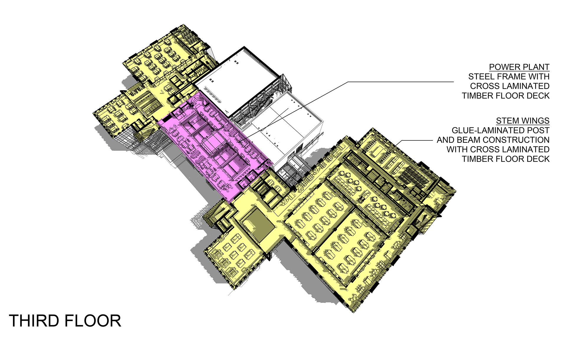 MSU STEM Teaching and Learning Facility drawing