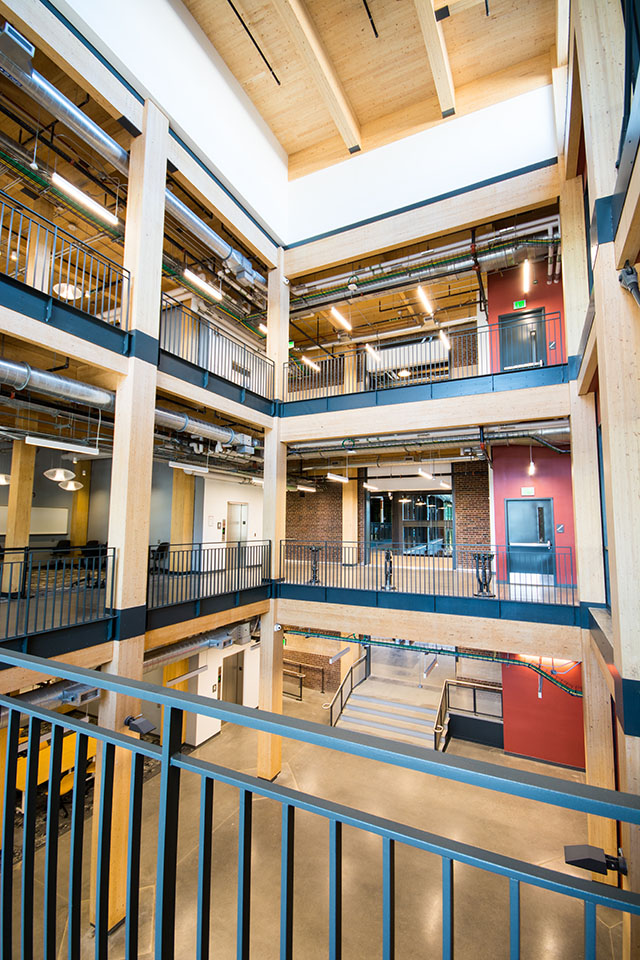 MSU STEM Teaching and Learning Facility interior