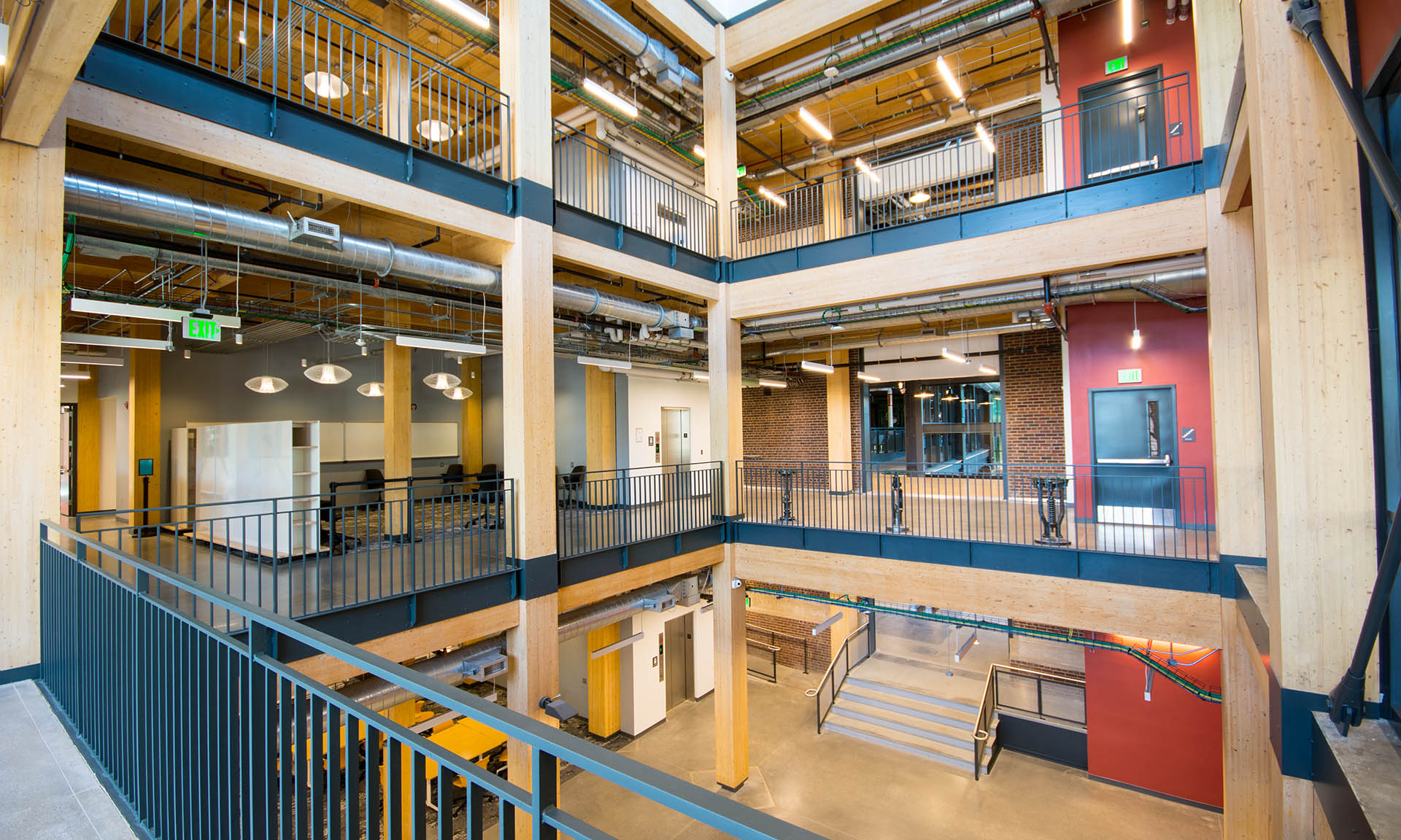 MSU STEM Teaching and Learning Facility interior