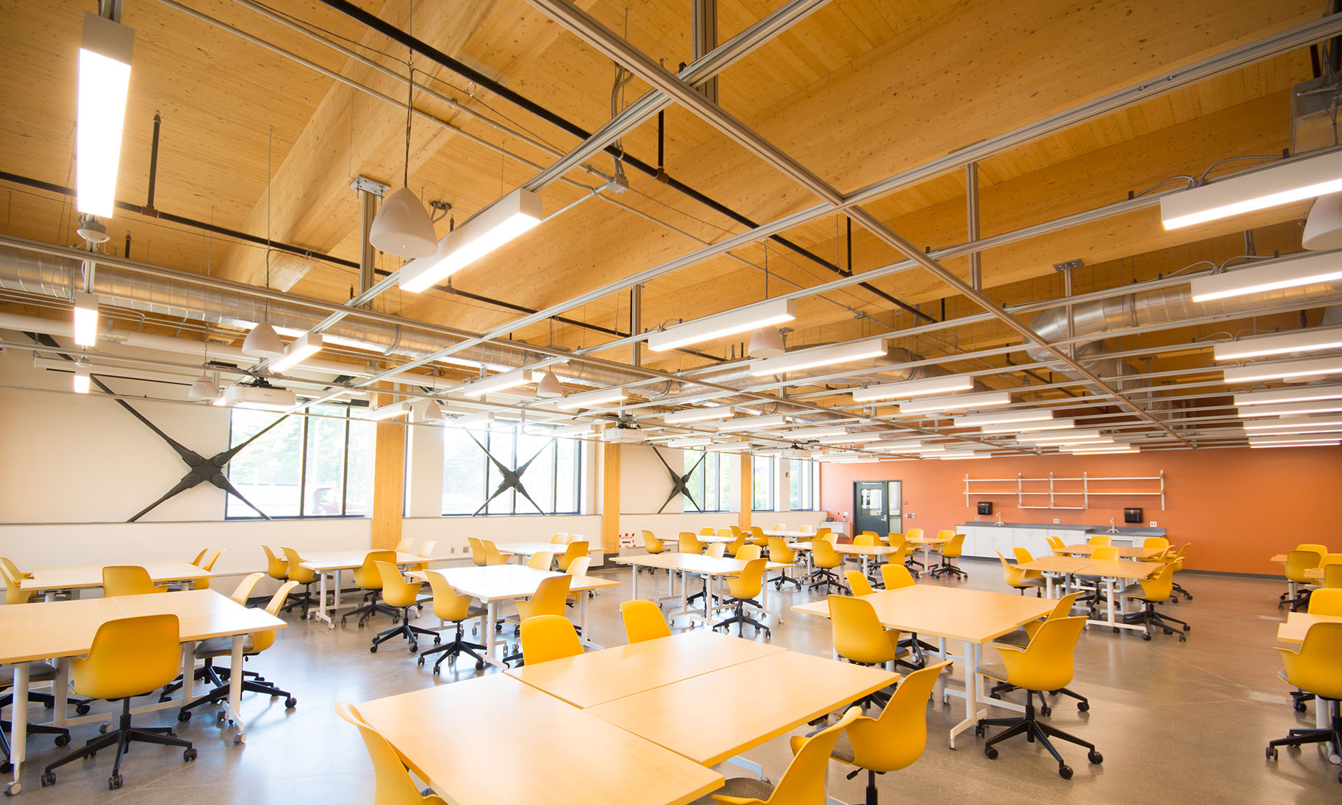 MSU STEM Teaching and Learning Facility classroom