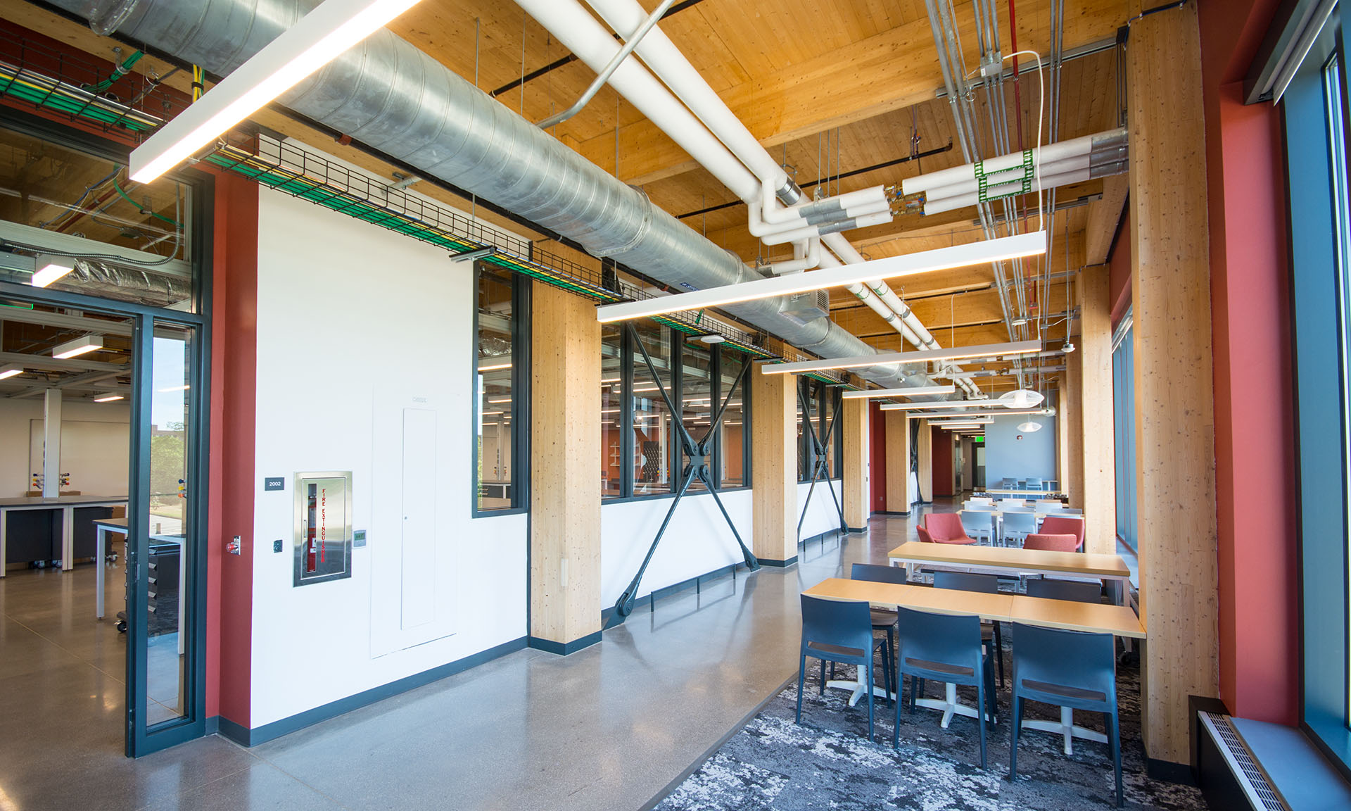 MSU STEM Teaching and Learning Facility interior