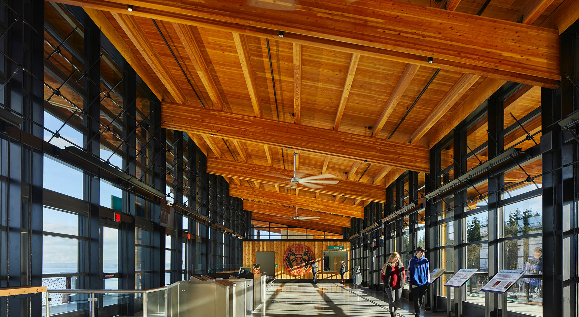 Mukilteo Multimodal Ferry Terminal interior