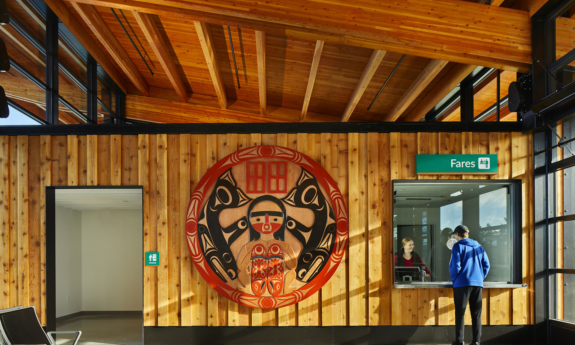 Mukilteo Multimodal Ferry Terminal interior